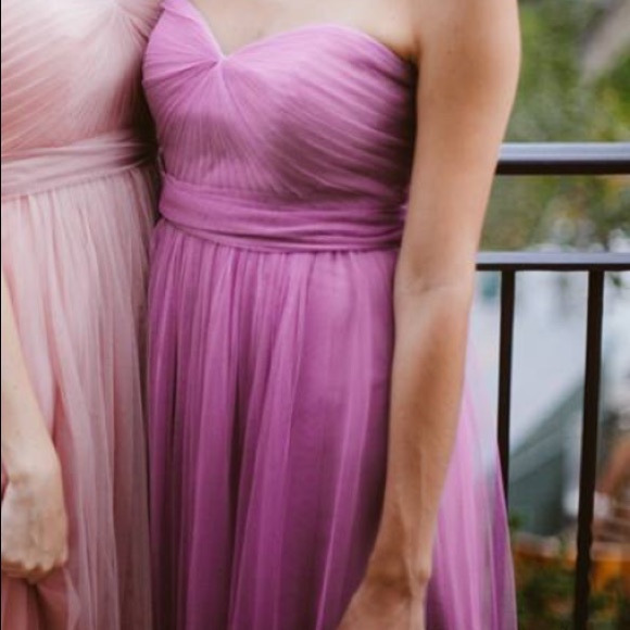 Annabelle Convertible Tulle Column Dress - Picture 2 of 7